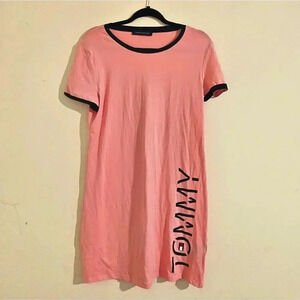 Tommy Hilfiger Pink Dress with Black Accents